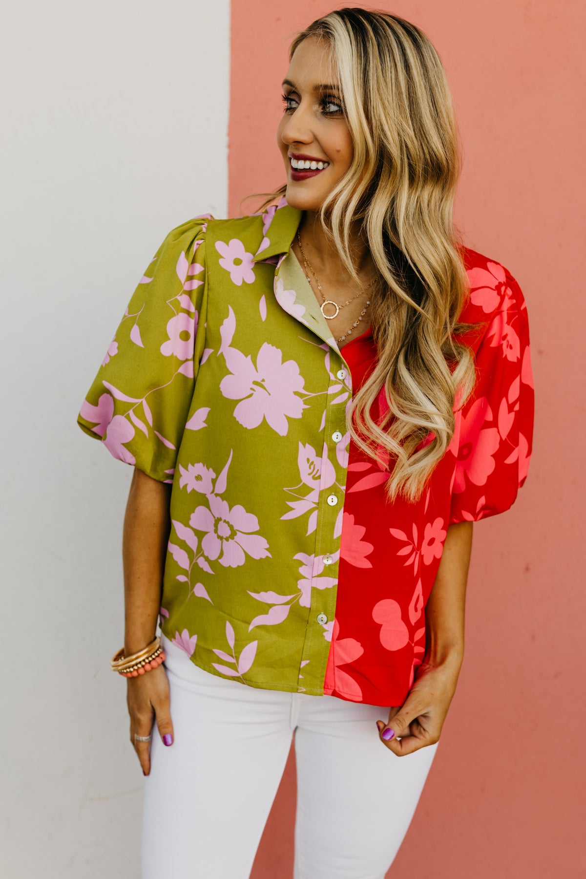 The Dawson Floral Puff Sleeve Shirt