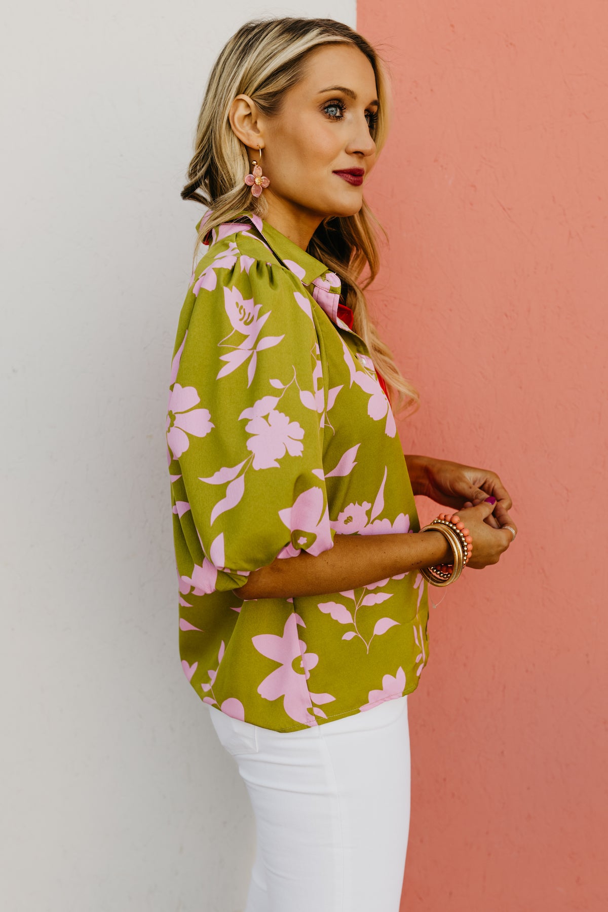 The Dawson Floral Puff Sleeve Shirt