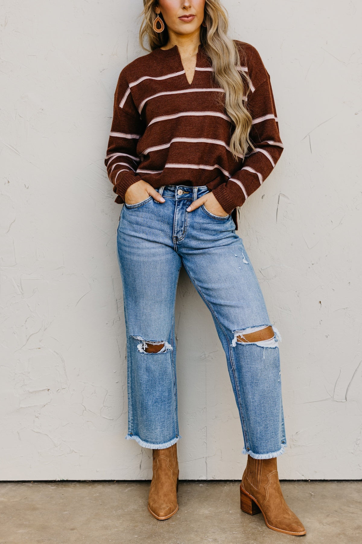Lovervet Denim | The Bryan Distressed Crop Denim
