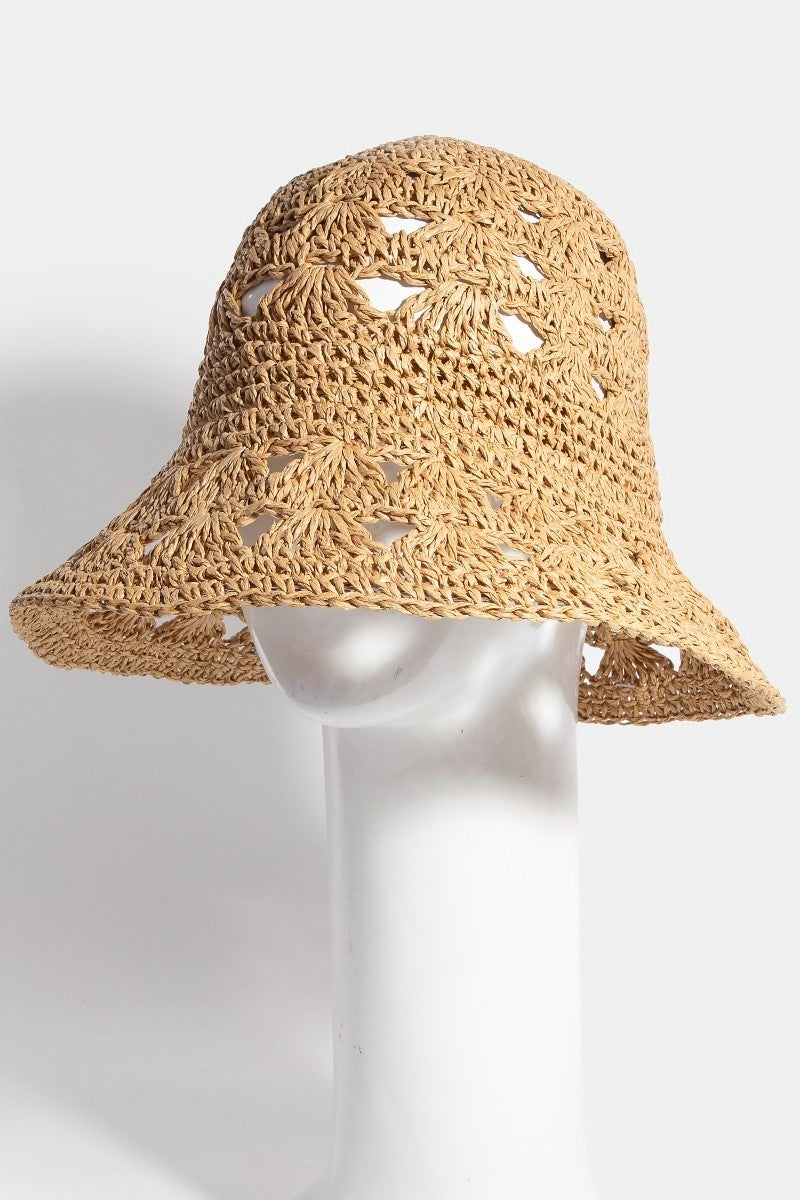 The Josephine Straw Bucket Hat