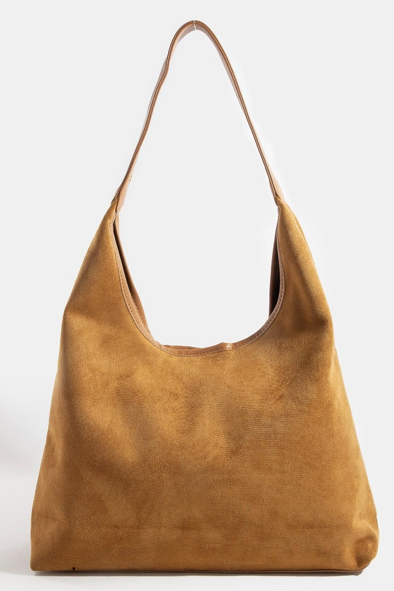 The Vinny Faux Suede Tote Bag
