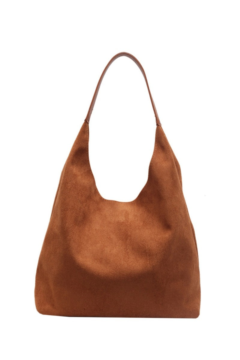The Olyvia Suede Shoulder Bag