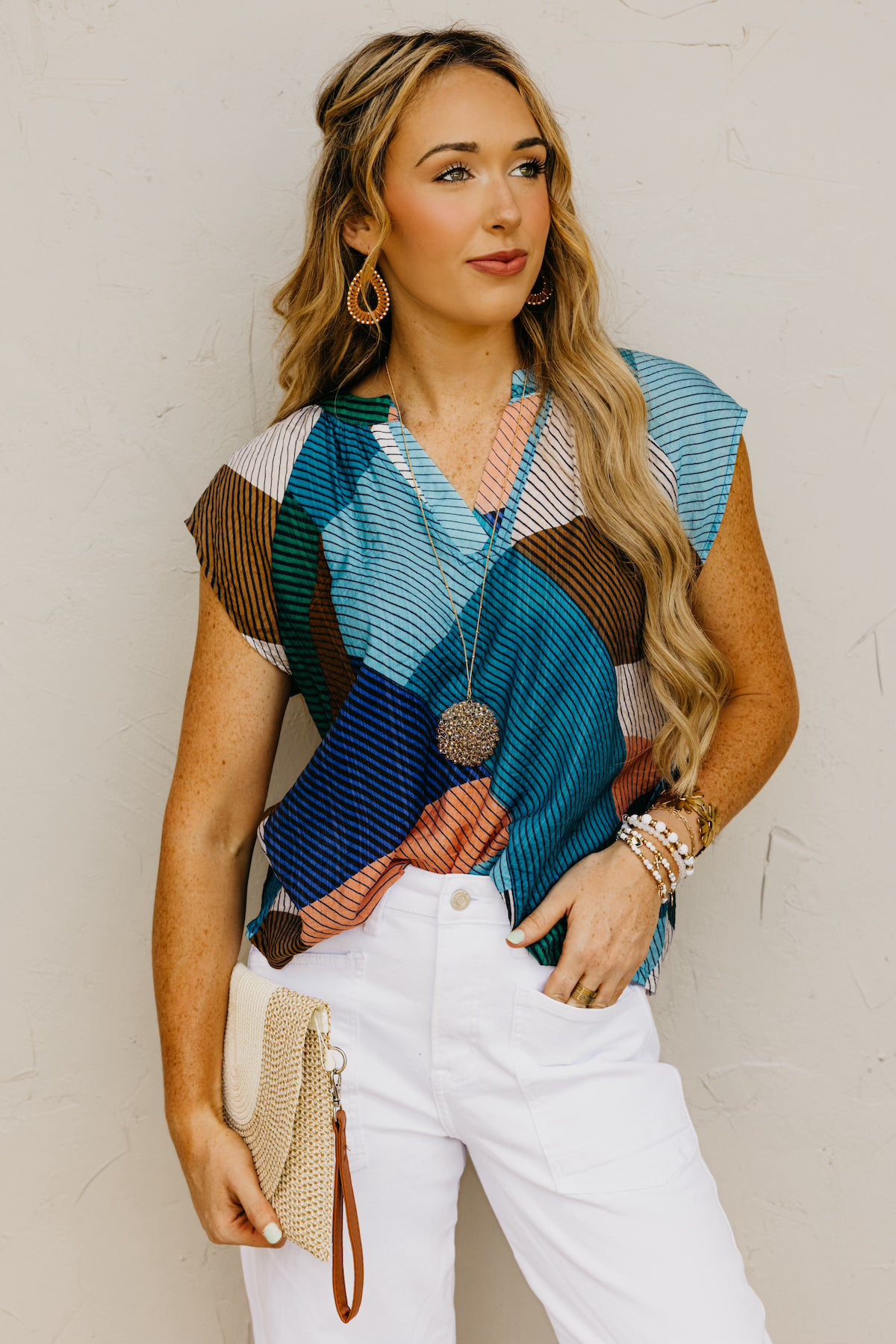The Samson Cap Sleeve Blouse