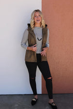 The Marla Sleeveless Utility Jacket