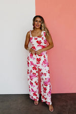 The Cai Cutout Floral Jumpsuit - FINAL SALE