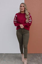 The Joey Floral Embroidered Sweater