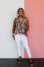 The Edith Mixed Print Tank Top - FINAL SALE