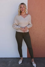 The Castiel Cross Wrap Sweater
