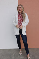 The Elaine Open Front Cardigan