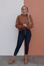 The Paityn Long Sleeve Ruffle Woven Top