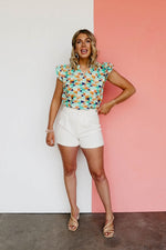 The Aylin Double Ruffle Sleeve Blouse - FINAL SALE