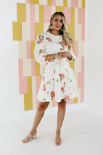The Shelby Floral Tie Waist Mini Dress - FINAL SALE