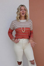 The Wishlist Emmie Gradient Striped Sweater