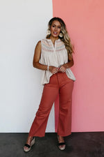 The Soren Smocked Embroidered Top