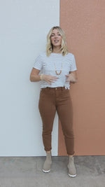 The Sally Striped Staple Tee
