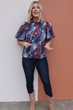 The Lyle Smocked Floral Blouse