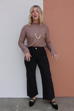 The Memphis Mock Neck Funfetti Sweater