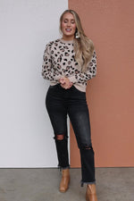 Vervet Denim | The Jeanne Distressed Crop Straight Jeans