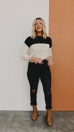The Roddy Color Block Sweater