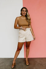 The Johan Buckled Belt Shorts - FINAL SALE