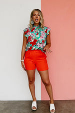 The Alana Double Button Shorts