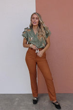 The Shantel Slim Fit Trouser Pants