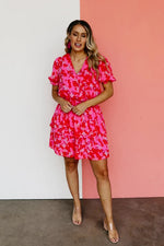 The Sterling Surplice Ruffle Mini Dress - FINAL SALE