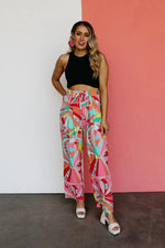 The Mabel Abstract Wide Leg Pants - FINAL SALE