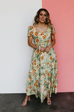 The Jimena Floral Tie Back Maxi Dress - FINAL SALE
