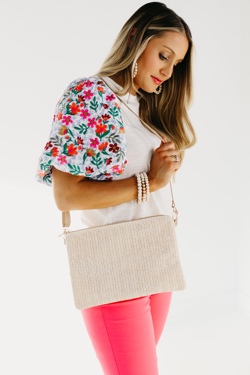 The Maverick Embroidered Puff Sleeve Top - FINAL SALE