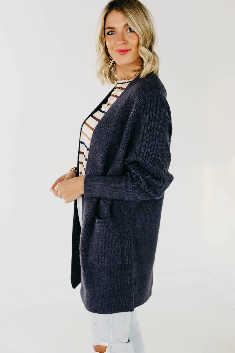 The Lillian Ribbed Open Cardigan