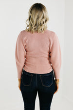 The Lush Lindsey Ribbed V Neck Sweater - FINAL SALE
