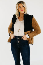 The Bronson Ruffle Yoke Fleece Jacket