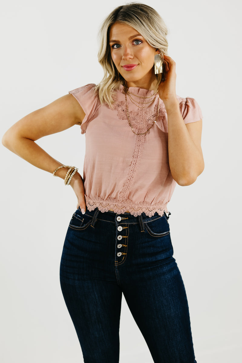 The Raquel Victorian Waist Tie Top - FINAL SALE
