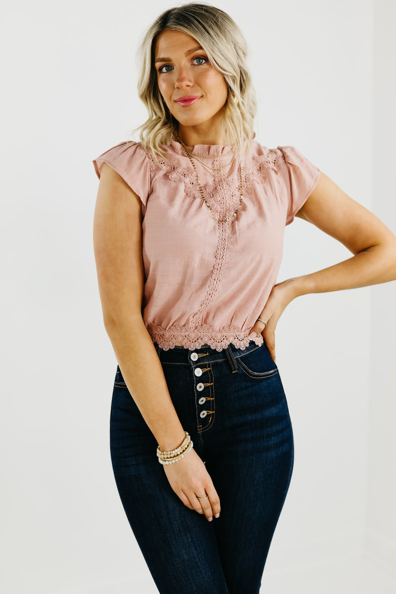 The Raquel Victorian Waist Tie Top - FINAL SALE