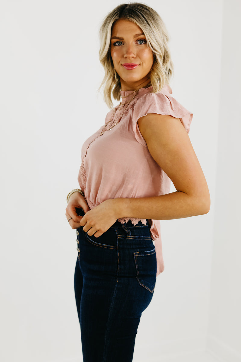 The Raquel Victorian Waist Tie Top - FINAL SALE