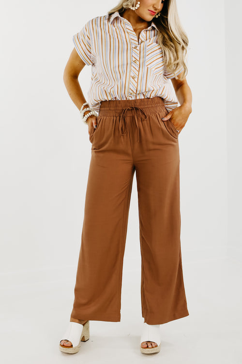 The Adriana Wide Leg Pants - FINAL SALE