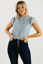 The Raquel Victorian Waist Tie Top - FINAL SALE