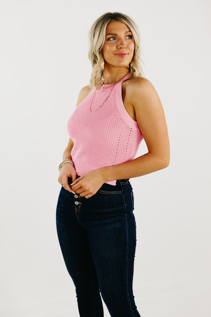 The Taliyah Sweater Halter Top - FINAL SALE