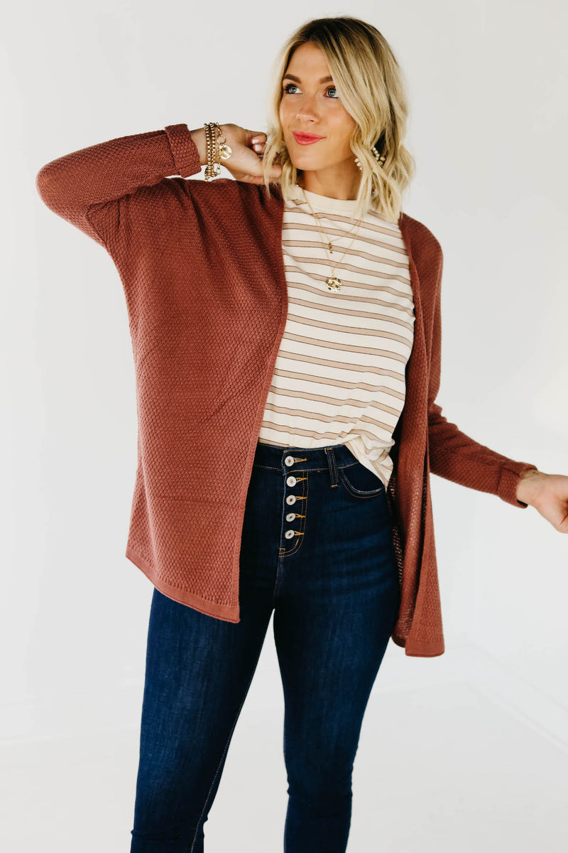 The Elsa Open Front Cardigan