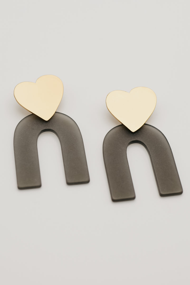 The Lovie Rainbow Heart Earring