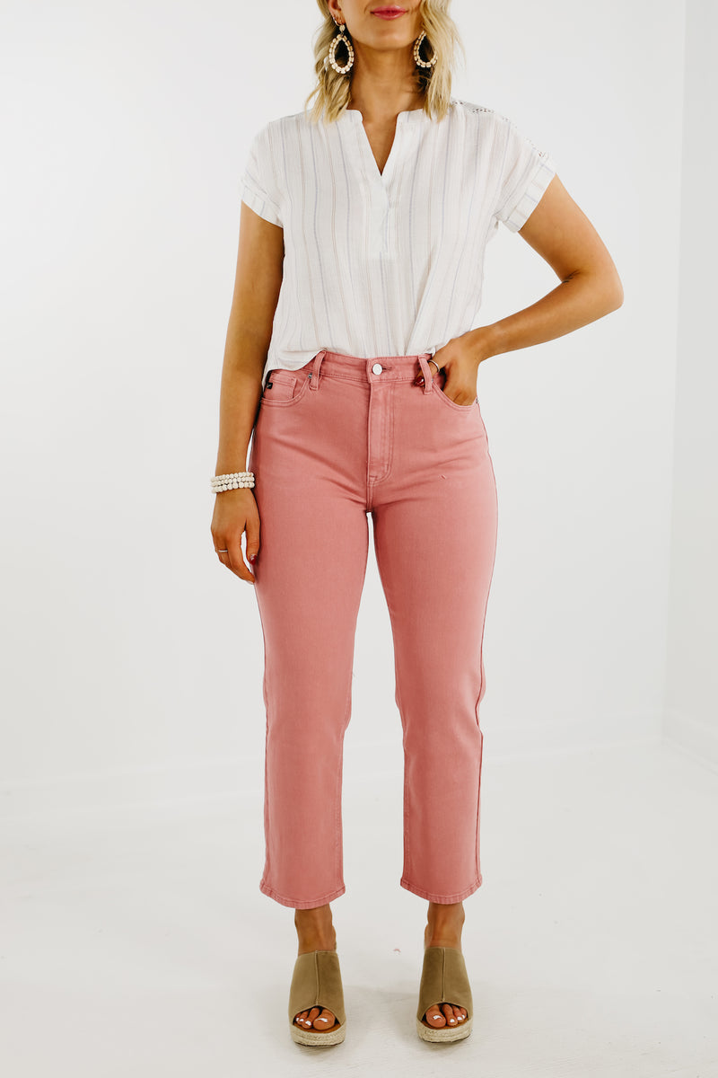 Kan Can Denim | 11" High Rise 90's Straight Jean - KC7446CR