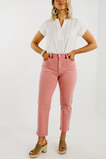 Kan Can Denim | 11" High Rise 90's Straight Jean - KC7446CR
