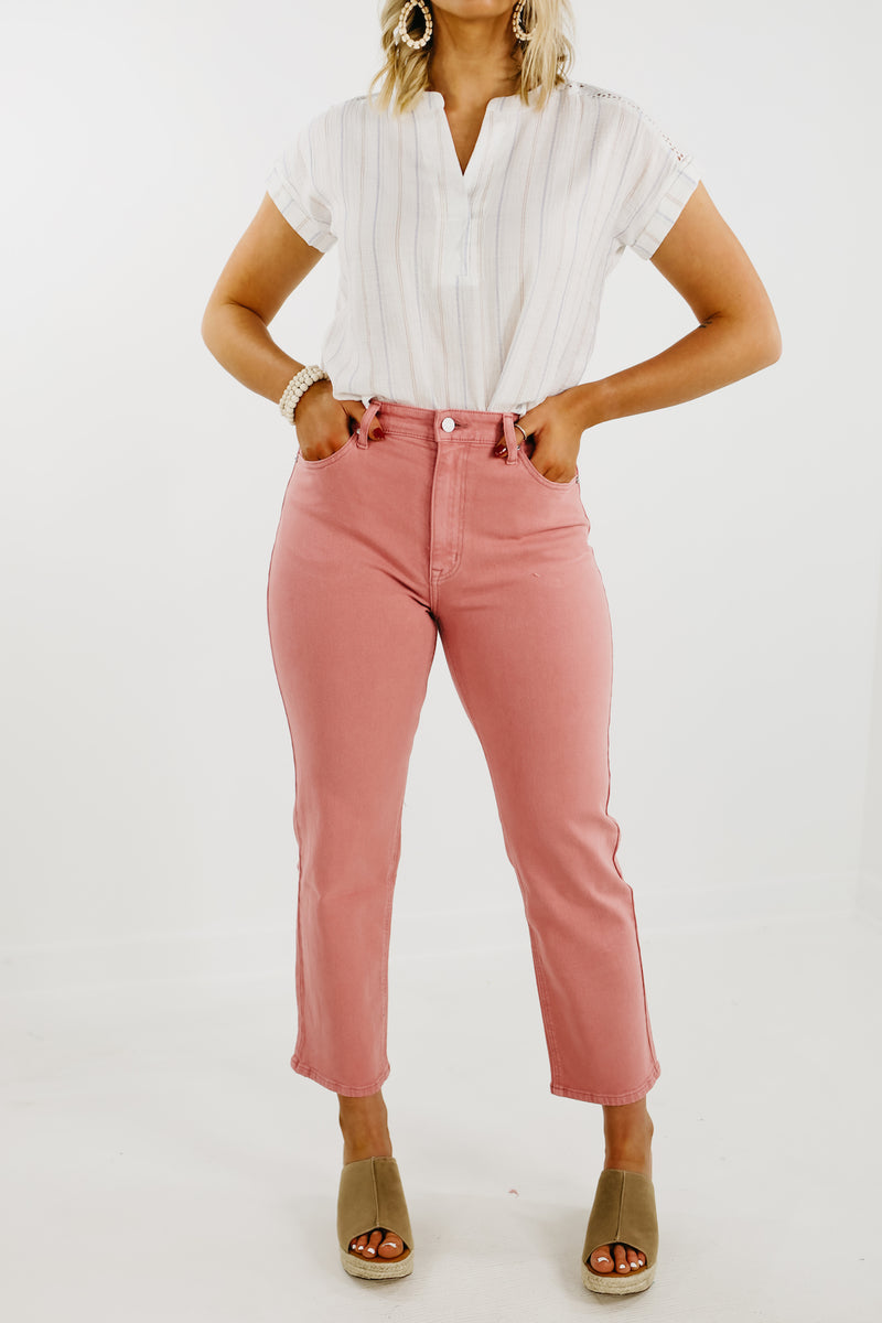 Kan Can Denim | 11" High Rise 90's Straight Jean - KC7446CR