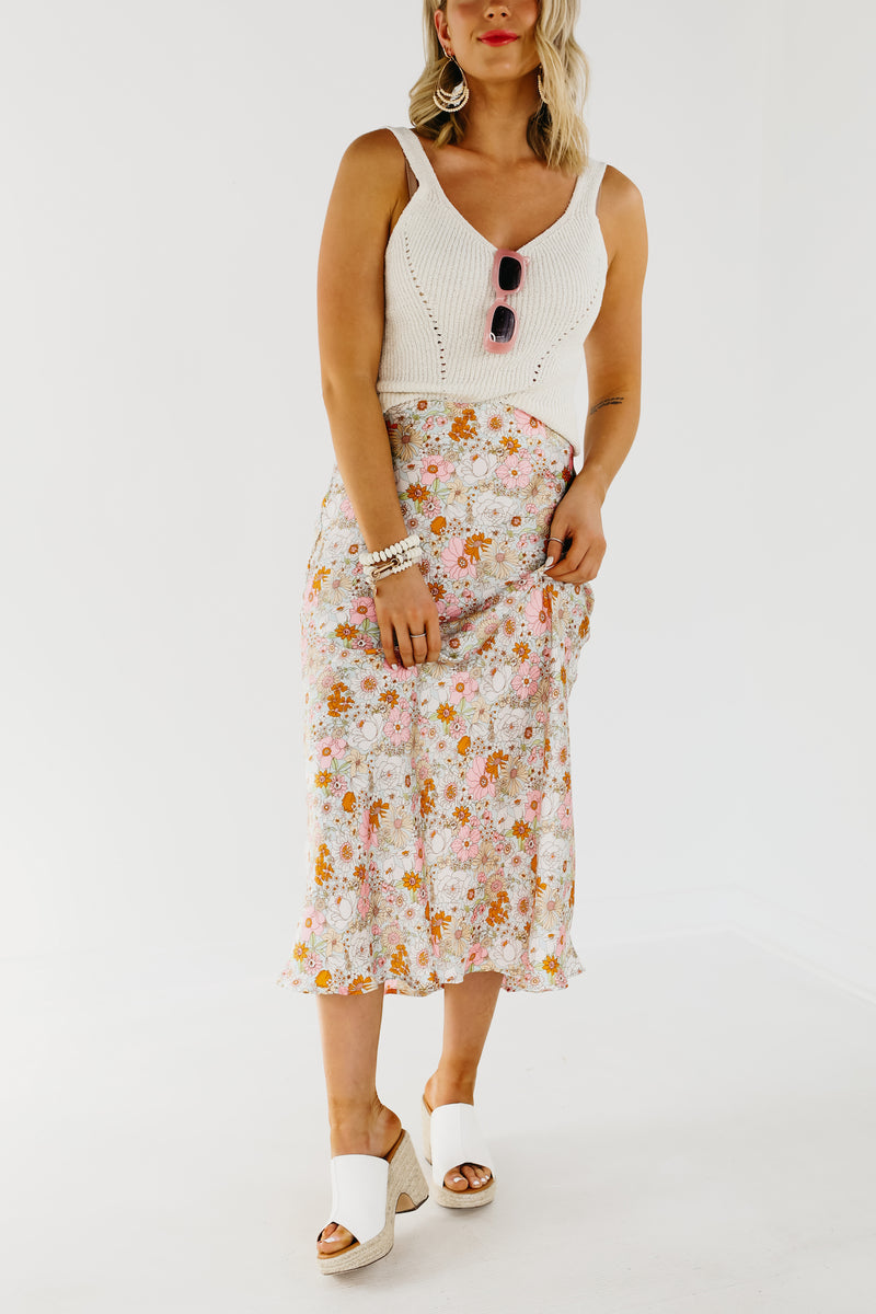 The Lilliana Floral Skirt - FINAL SALE