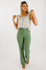 The Ximena Double Flutter Sleeve Top - FINAL SALE