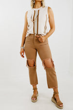 Kan Can Denim | 10" High Rise Straight Leg Jean - KC1709BG - FINAL SALE