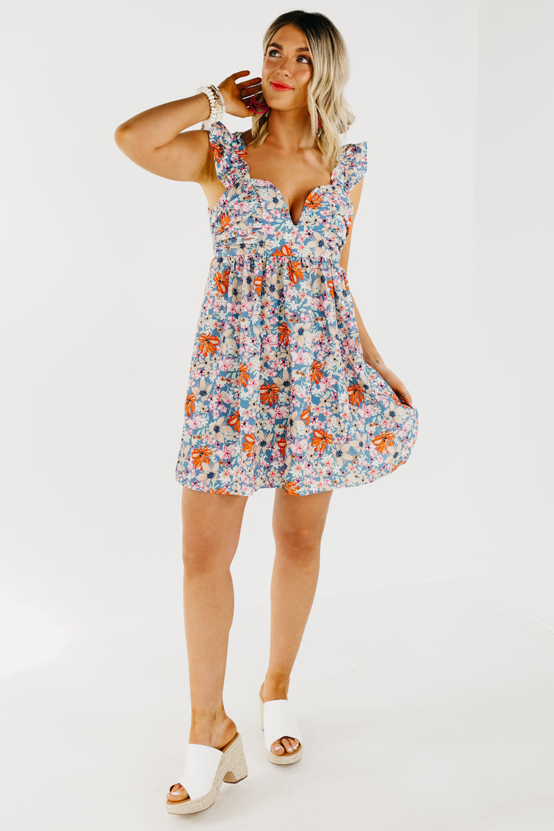 The Tobias Floral Mini Dress - FINAL SALE