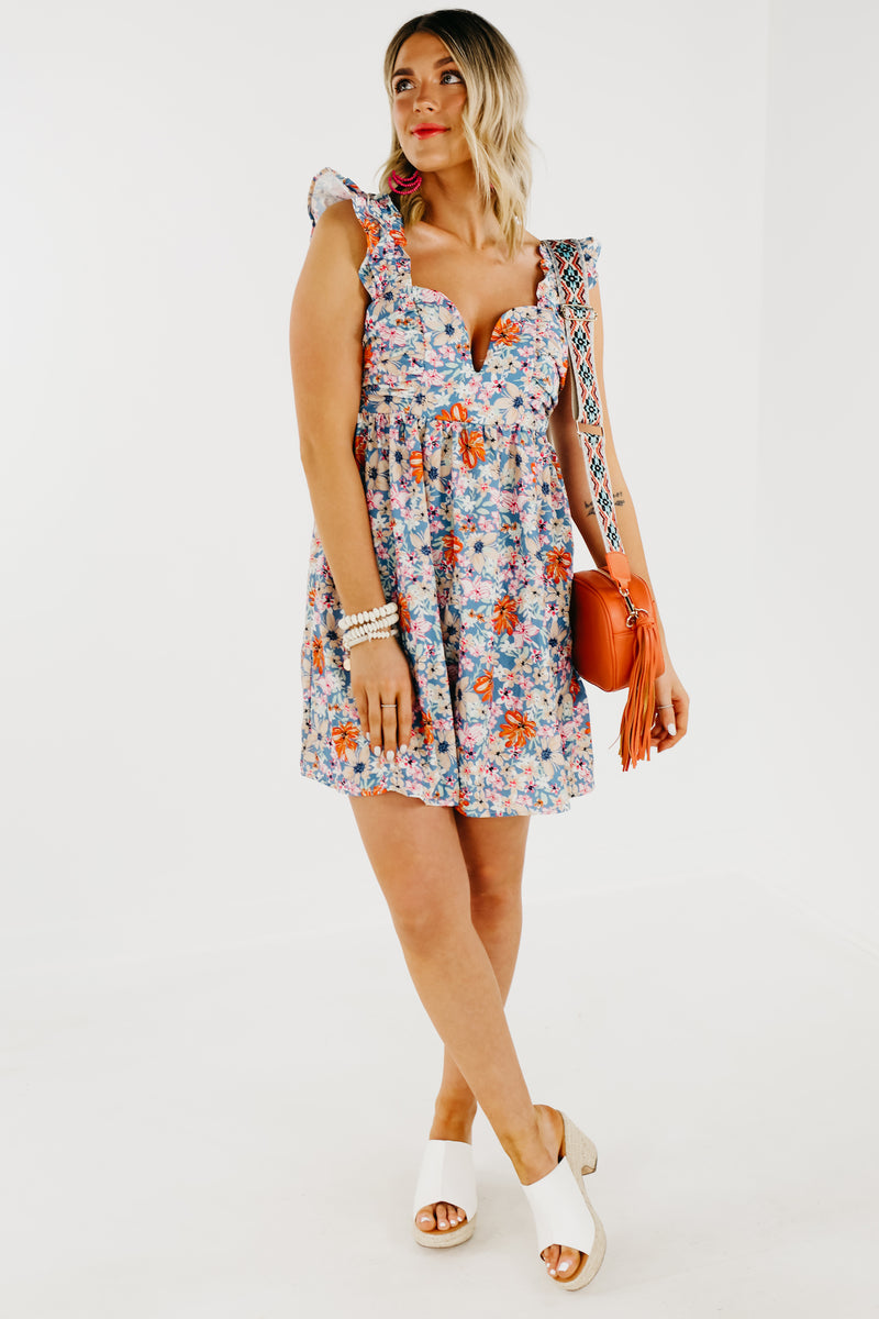 The Tobias Floral Mini Dress - FINAL SALE