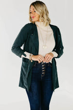 The McKenna Hooded Peach Skin Jacket